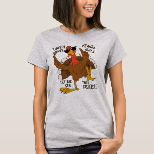 Låt mig se den grytan” rolig kalkon t shirt
