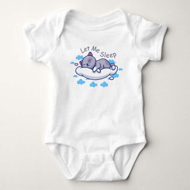 Låt mig sova  t shirt (Framsida)