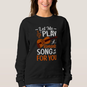 Låt mig spela en Sång för din violinspelare-violin T Shirt