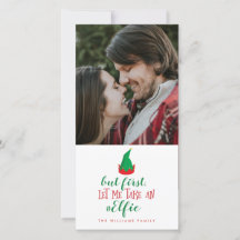 Låt mig ta en Elfie jul