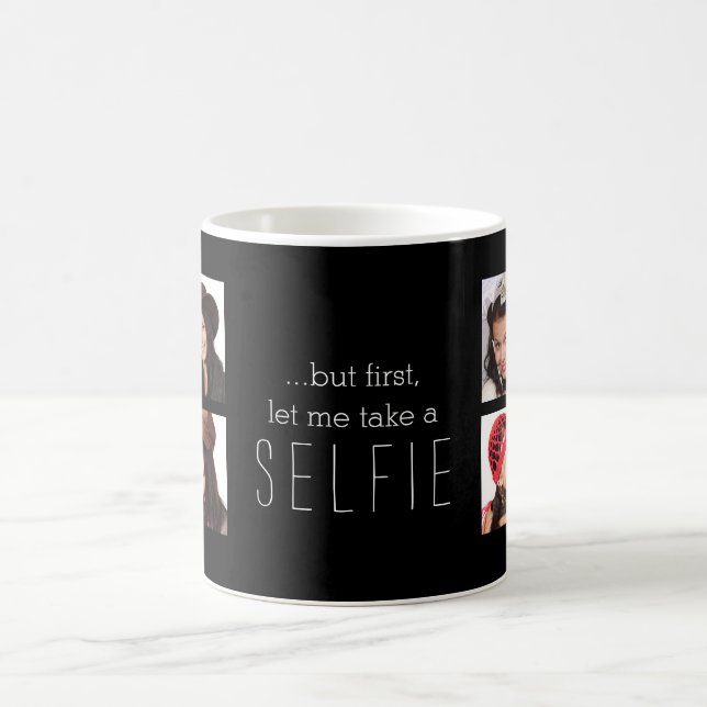 Låt mig ta en Selfie Kaffemugg (Center)