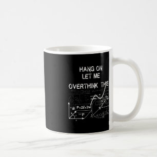 Låt mig tänka över back to school Math Kaffemugg