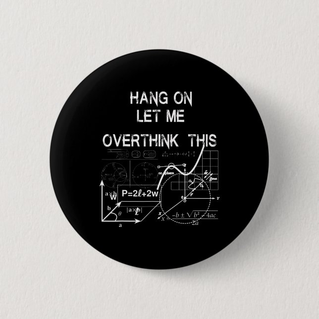 Låt mig tänka över back to school Math Knapp (Framsida)