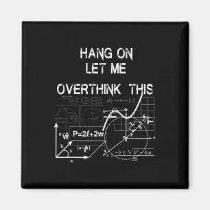Låt mig tänka över back to school Math Magnet