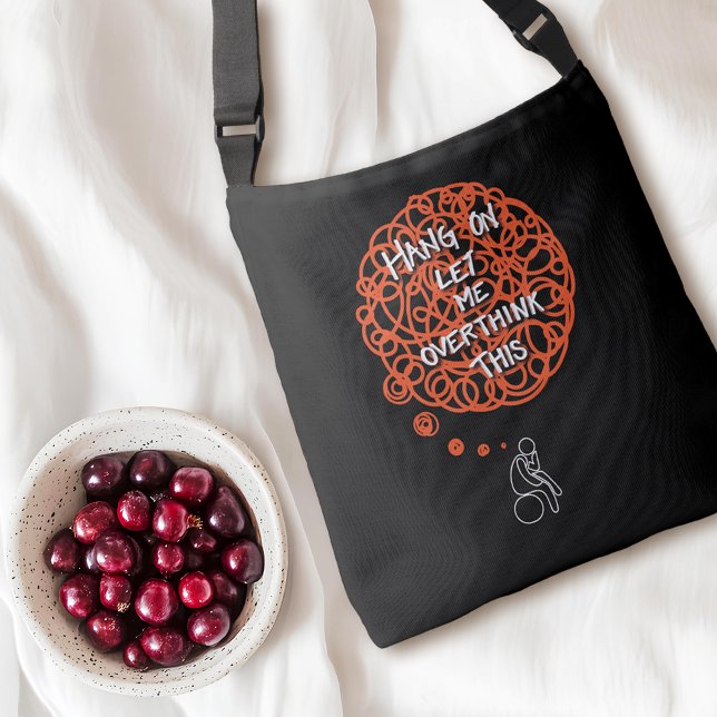 Låt mig tänka över detta.. axelväska (Skapare uppladdad)