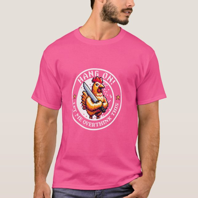 Låt mig tänka över detta underbara övertänkande t shirt (Framsida)