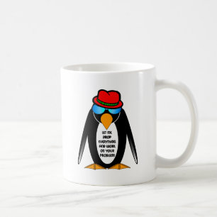 låt mig tappa allt och fungera på ditt problem kaffemugg