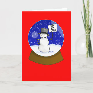 Låt mig ut helgkort