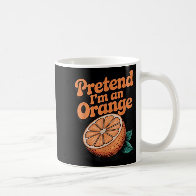 Låt mig vara en apelsin  kaffemugg (Höger)