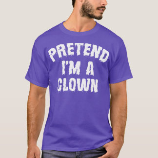 Låt Mig Vara En Clown Rolig Halloween Kostym T Shirt