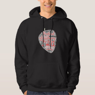 Låt mig vara en jordgubbe jordgubbe Halloween-kos Hoodie