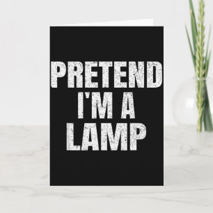 Låt mig vara en lampa Familj Grupp Lat Enkel Hallo Kort