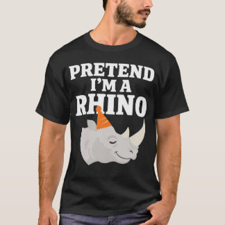 Låt Mig Vara En Noshörning Lat Kostym T-Shirt