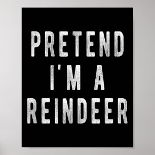 Låt Mig Vara En Ren Dräkt Män Kvinnor Enkel Jul Poster