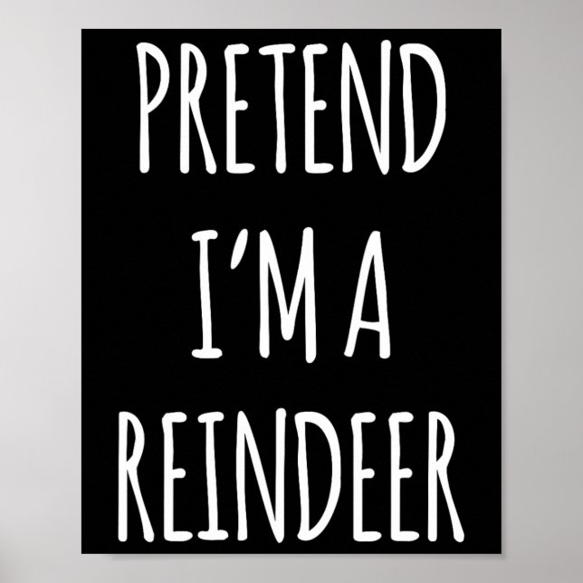 Låt Mig Vara En Ren Enkel Julkostym Xmas  Poster (Framsidan)