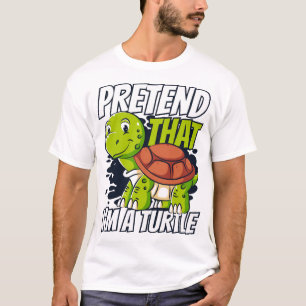 Låt Mig Vara En Sköldpadda Rödohrad Sköldpaddsälsk T Shirt