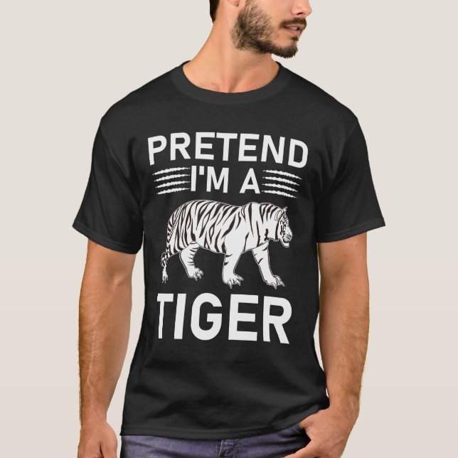 Låt mig vara en tiger t shirt (Framsida)