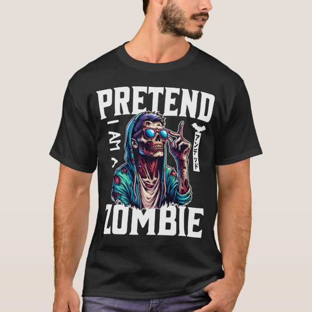 Låt mig vara en Zombie T Shirt (Framsida)
