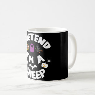 Låt mig vara ett får Roligt Halloween-kostymgåva Kaffemugg