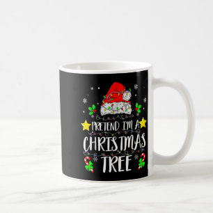 Låt mig vara ett julträd Rollig julkostym Kaffemugg