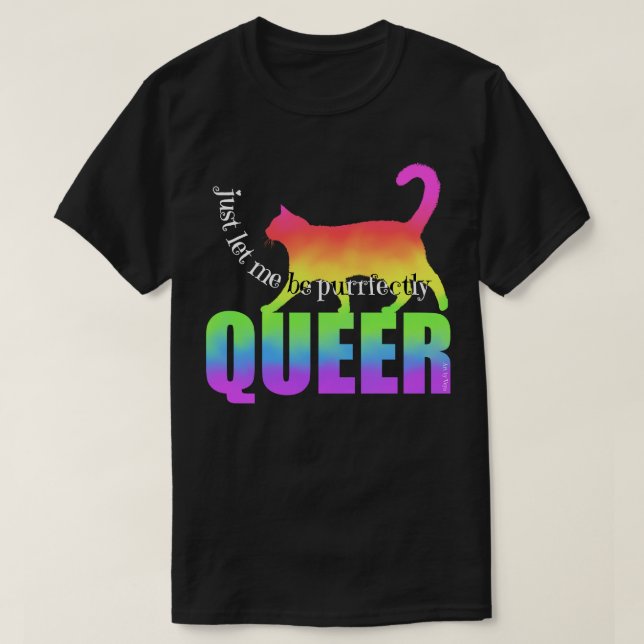 Låt mig vara helt och hållet kö t shirt (Design framsida)