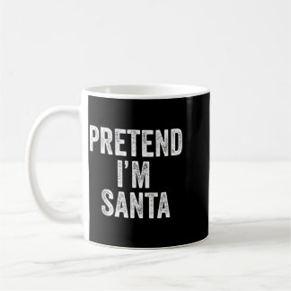Låt mig vara Tomte Klaus Roligt julkläder present Kaffemugg
