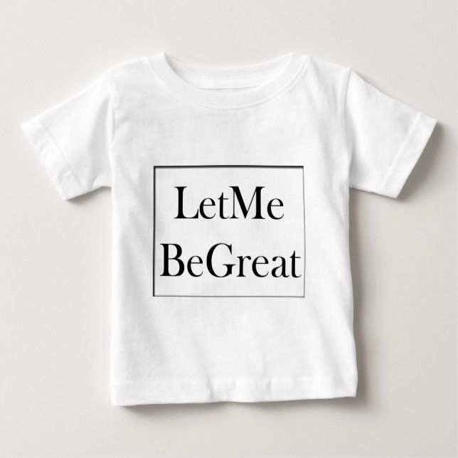 Låt mig vara underbar tee (Framsida)