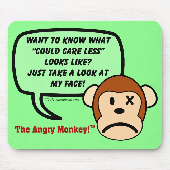 Låt mig visa dig hur precis jag att bry sig lite musmatta (Framsidan)