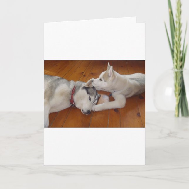 Låt mig viska i örat... "Jag kärlek dig". Helgkort (Framsida)