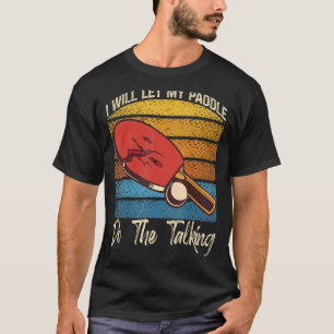 Låt min pappa göra den pratande matchen sport ping t shirt