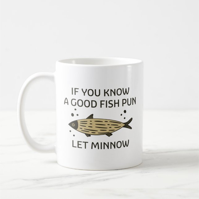 Låt Minnow Kaffemugg (Vänster)