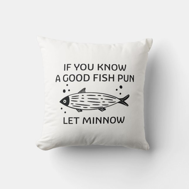 Låt Minnow Kudde (Framsida)