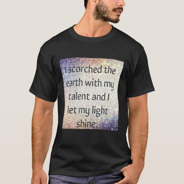 Låt mitt ljus lysa t shirt (Framsida)