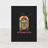 LÅT MUSIKEN LEKA PÅ JUKEBOXHÄLSNINGKORT