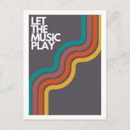 Låt musiken spela vykort