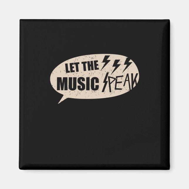 Låt musiken tala magnet (Framsidan)