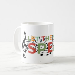 Låt musiken tala, Musik noter Kaffemugg