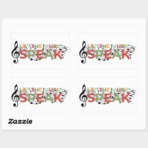 Låt musiken tala, Musik noter