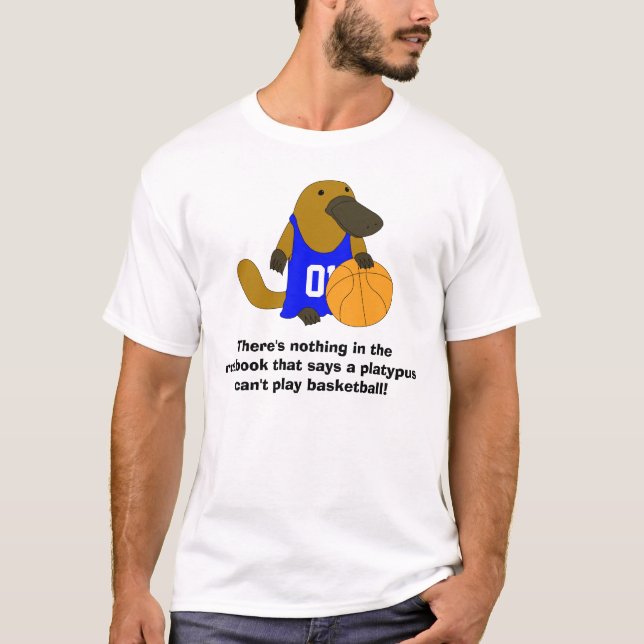 Låt näbbdjurleken! T-tröja T-shirt (Framsida)
