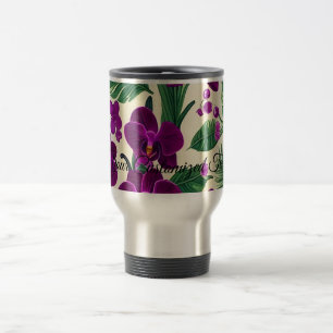 Låt Orchid Flowers Blommar i ditt liv Resemugg