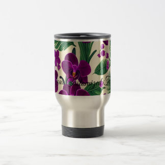 Låt Orchid Flowers Blommar i ditt liv Resemugg