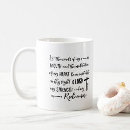Låt Ord i min mun, Ps 19:14 Kaffemugg