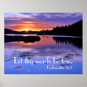 Låt Ord vara lite Poster