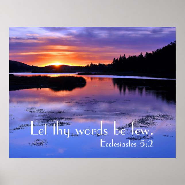 Låt Ord vara lite Poster (Framsidan)