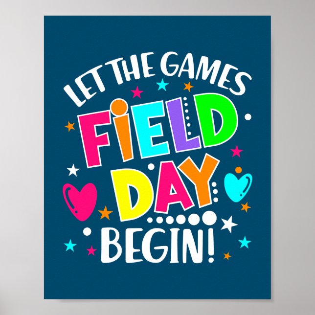 Låt OS-Fält-dagen börja Poster (Framsidan)