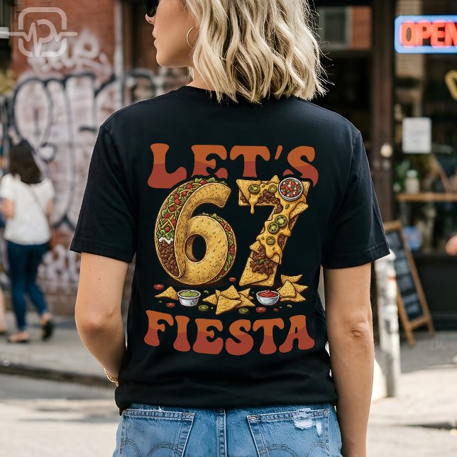 Låt oss 67 Fiesta Roligt Cinco De Mayo Taco Nacho  T Shirt (Lets 67 Fiesta Funny Cinco De Mayo Taco Nacho Meme T-Shirt)