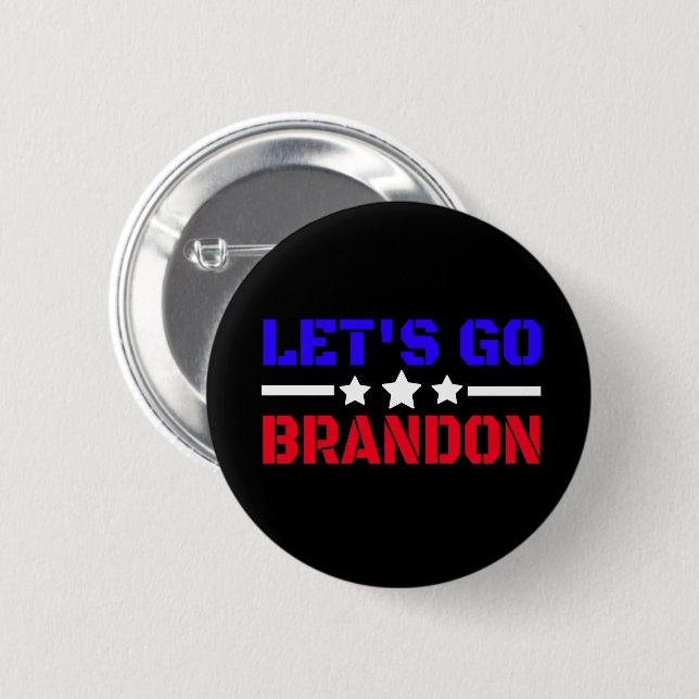 Låt oss åka Brandon    Knapp (Framsida & baksida)