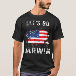 Låt oss åka Darwin Roligt Sarktastiskt Kvinnor Män T Shirt
