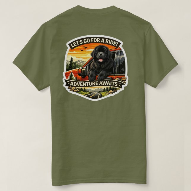 Låt Oss Åka En Tur T Shirt (Design baksida)