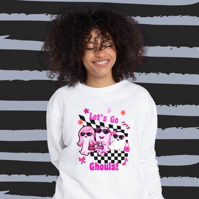 Låt oss åka Ghouls Cute Halloween Spöken T Shirt (Skapare uppladdad)